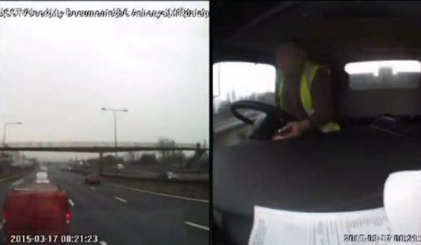 Usaba el celular mientras manejaba y causó un terrible accidente