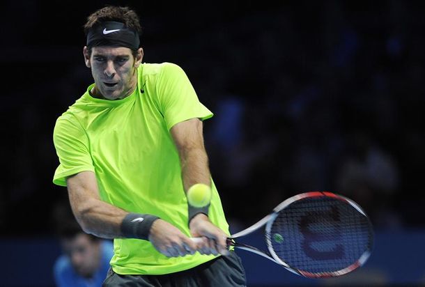 Del Potro no pudo con David Ferrer en su debut en Londres
