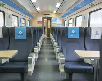 Así es el protocolo para viajar en trenes de larga y media distancia que se reactivarán este mes