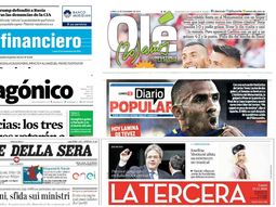 Mirá las tapas de los diarios