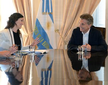 Carolina Stanley y Mauricio Macri