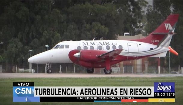 Informe de C5N: Aerolíneas Argentinas, en riesgo ante la llegada de vuelos de cabotaje de Avianca