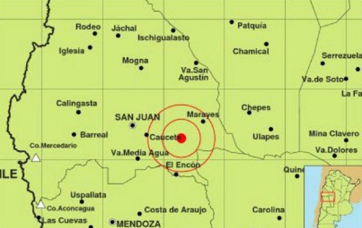 Fuerte sismo sacudió a San Juan