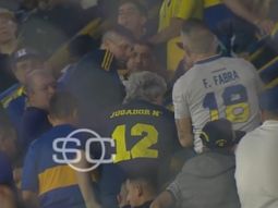 Cumplió un sueño: Ander Herrera vio a Boca en la Bombonera junto a Di Zeo