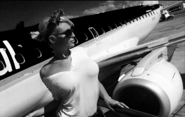 El tuit que borró Vicky Xipolitakis sobre su vuelo