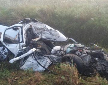 Milagro: impresionante choque frontal sin víctimas fatales