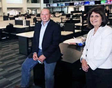 Bullrich y Berni (foto diario Perfil)