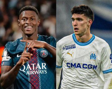 La chicana de Nuno Mendes a Balerdi tras la definición de la Supercopa de Francia