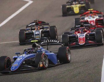 Colapinto tuvo un gran debut en la Fórmula 2