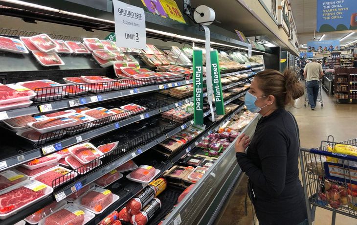 En Estados Unidos, venden la carne enrejada con alarma