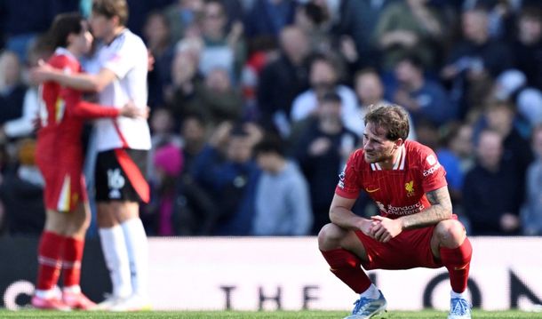 Mac Allister marcó un golazo en la derrota de Liverpool ante Fulham por la Premier League