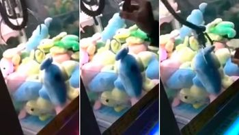Un joven hackeó una máquina de peluche en China Un joven hackeó una máquina de peluche en China