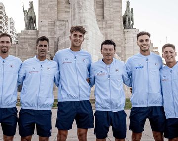 Así fue la presentación del equipo argentino para la Copa Davis