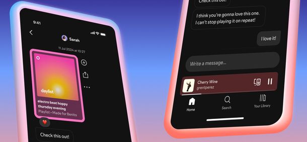 Spotify agregará funciones a su aplicación: ahora se podrá chatear y compartir música