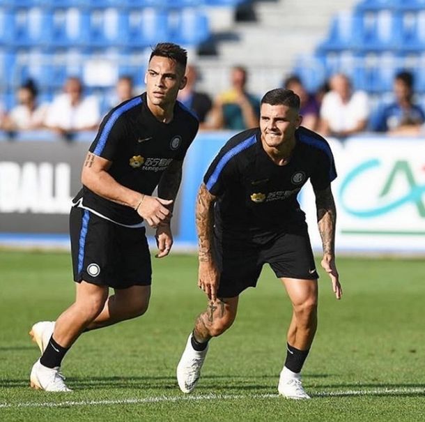Lautaro Martínez y Mauiro Icardi en Inter - Crédito: Instagram mauroicardi