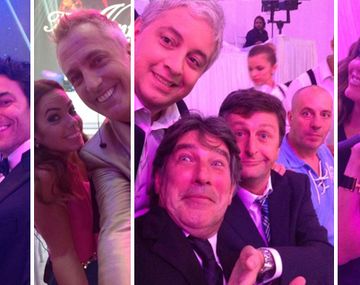 Mirá las mejores selfies de las estrellas en la gran noche de Telefe