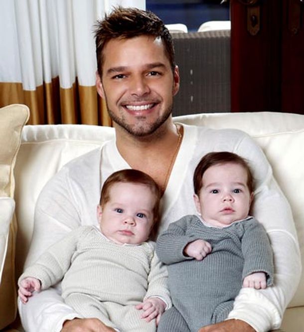 Ricky Martin e hijos
