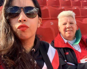 La reacción de la nieta de la abuela de Huracán que es viral