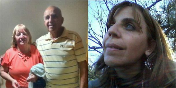 Chiquilina y Ramón a la izquierda y su hija María Daniela a la derecha