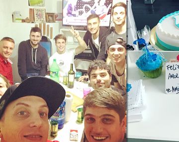 El Polaco y Silvina Luna