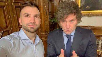 Mauricio Novelli y Javier Milei Mauricio Novelli y Javier Milei