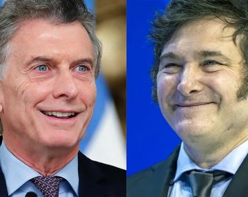 Mauricio Macri y Javier Milei.