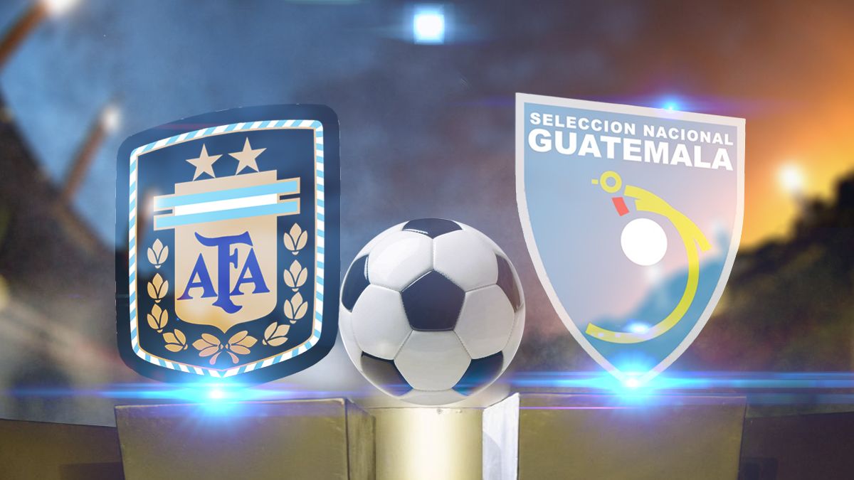Argentina vs Guatemala formaciones, horario y TV