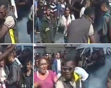 El divertido baile de un mantero
