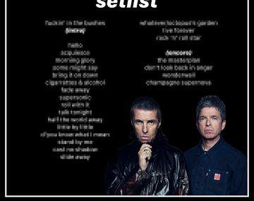 Alerta spoiler: estas son las canciones que Oasis tocará en River