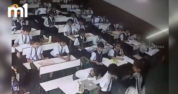 La maestra tomaba lista