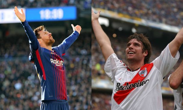 Cavenaghi se comparó con Messi por el festejo de su gol ante el Real Madrid