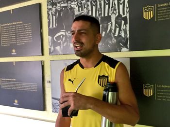 El argentino, sonriente en su regreso a la actividad