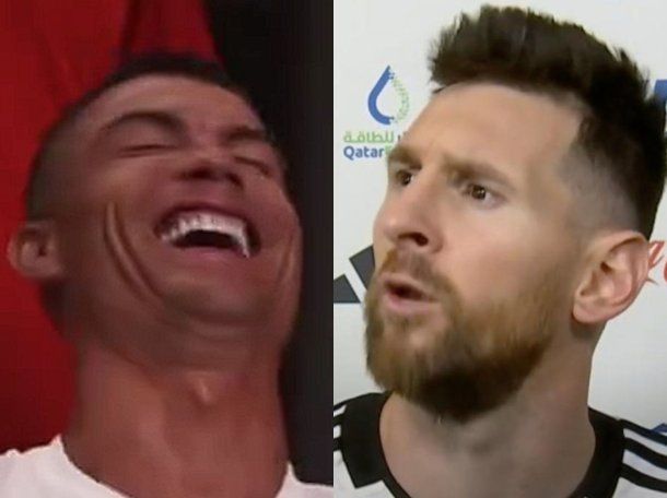La desopilante imitación de Cristiano Ronaldo a Lionel Messi: ¿Qué mirás, bobo?