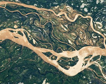 ¿Cómo se ven desde el espacio los mejores ocho países?