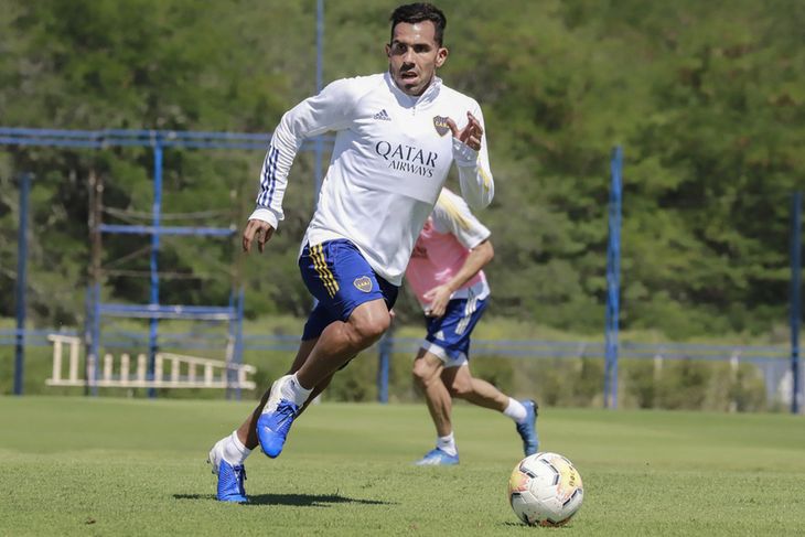 Carlos Tevez volvió a los entrenamientos. Foto: @BocaJrsOficial
