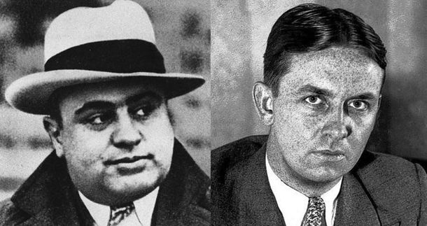 Al Capone y Eliot Ness