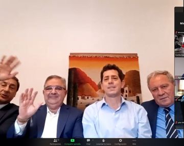 De Pedro participó por zoom del encuentro del PJ en respaldo a Cristina