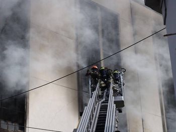El incendio en la fábrica de Avellaneda.