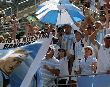 La gente no acompañó al equipo argentino en el debut