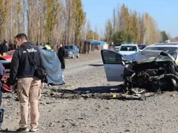 El choque dejó un muerto y tres heridos El choque dejó un muerto y tres heridos