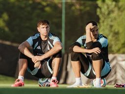 El gesto de Dibu Martínez en la práctica de la Selección Argentina que encendió las alarmas El gesto de Dibu Martínez en la práctica de la Selección Argentina que encendió las alarmas