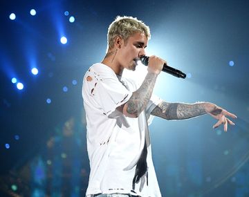 Justin Bieber en uno de sus shows