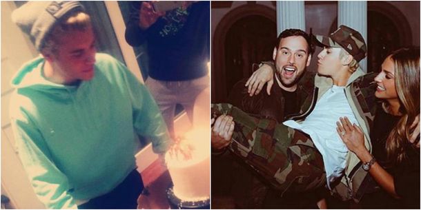 Se filtran fotos del festejo de cumpleaños de Justin Bieber