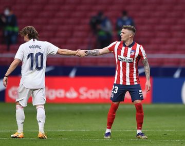 Atlético y Real Madrid empataron en el derbi español