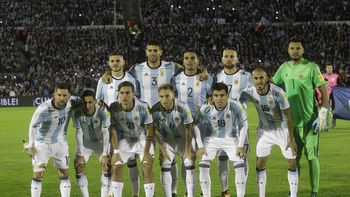 Así salió Argentina para jugar ante Uruguay en el Centenario Así salió Argentina para jugar ante Uruguay en el Centenario