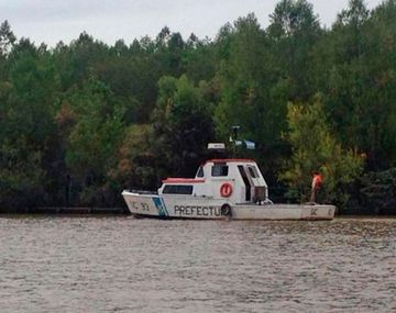 Así es la búsqueda del joven perdido en el río Luján