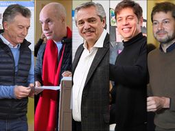 Pasado el mediodía, los principales precandidatos ya votaron en las PASO