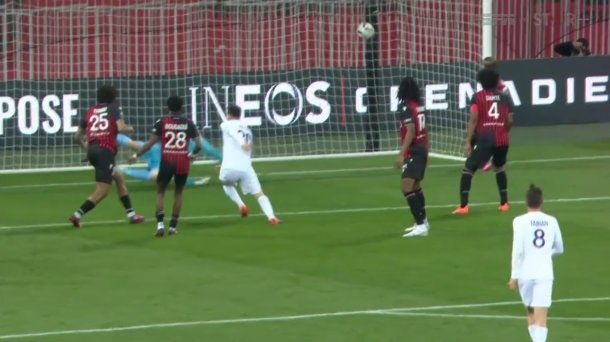 El gol de Lionel Messi para darle el triunfo a PSG frente a Niza