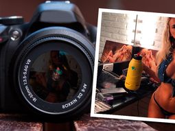 ale maglietti: en micro tanga y con mate en mano para celebrar la primavera ale maglietti: en micro tanga y con mate en mano para celebrar la primavera