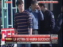 Incendiaron un súper chino: un muerto y siete heridos